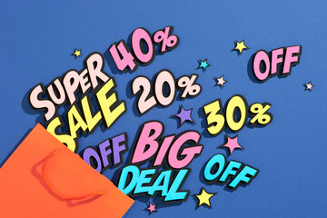 Sale banner template design. Big sale special offer.