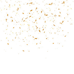 Gold stars. Celebrating Confetti, Falling golden abstract decoration for party, birthday celebration, anniversary or event, festive. Festive decor