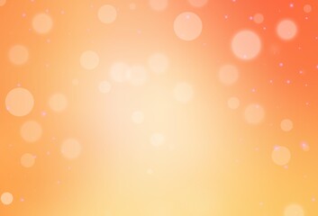 Light Orange vector pattern in Christmas style.