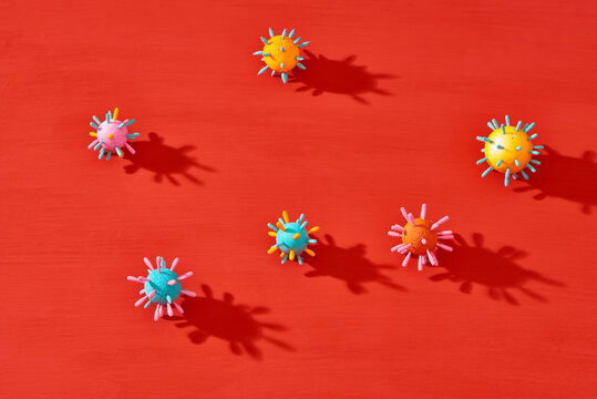Microbiological model of a virus