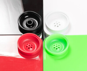 multicolored similar items part of a constructor toy