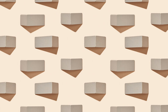 Triangular prisms pattern with shadows.