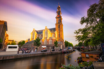 Naklejka premium Amsterdam, Netherlands