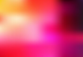 Light Pink, Yellow vector blurred and colored pattern.