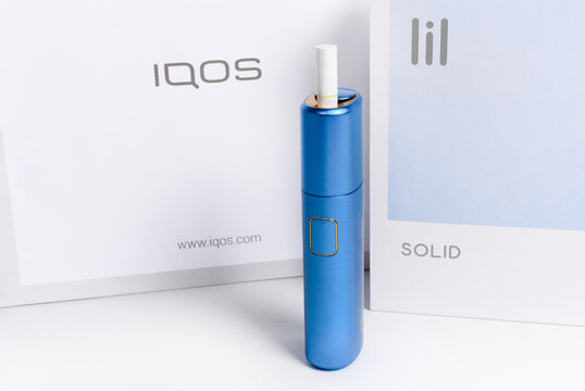 lil SOLID - new by IQOS - Electric Tobacco Heating System. Electronic Cigarette Technology, alternative smoking.