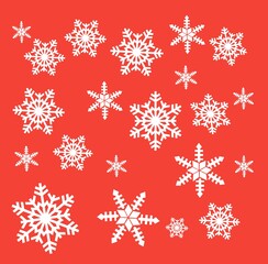 seamless pattern with snowflakes