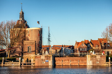 The emergency door is put in the Lock because of onholding North easterly winds and the expected high water