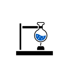 Tube Research related glyph icon.