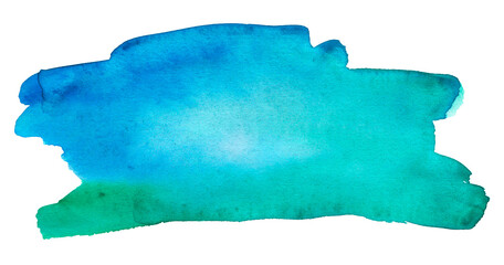 Abstract watercolor hand painted background
