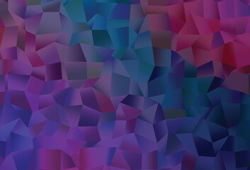 Fototapeta premium Dark Blue, Red vector background with rectangles.