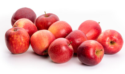 Fototapeta na wymiar Red apples. Isolate on white background