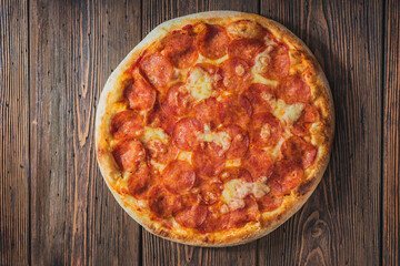 Pizza delicious and fast food