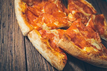 Pizza delicious and fast food