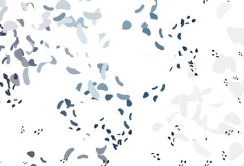 Light BLUE vector texture with random forms.