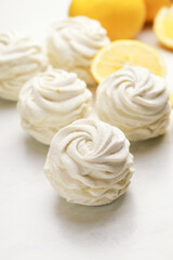 Tasty zephyr with ginger and lemon