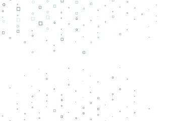 Light Blue, Green vector pattern with crystals, rectangles.