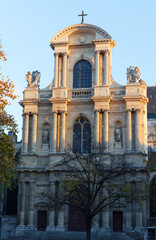 St-Gervais-et-St-Protais Church of Paris located on Place Saint-Gervais in the Marais district, east of City Hall .