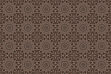  Weathered brown autumn abstract leaf backgroudn with round shape