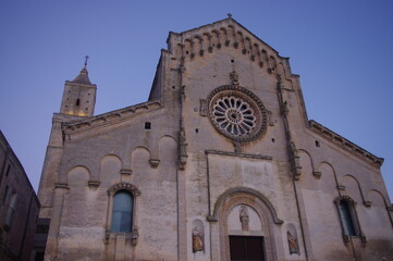 Fototapeta na wymiar Matera, cattedrale, chiesa, religione, costruzione, architettura, Italia