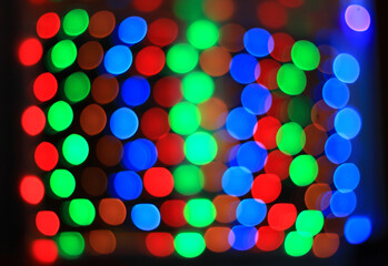 blurred festive background. photo with copy space