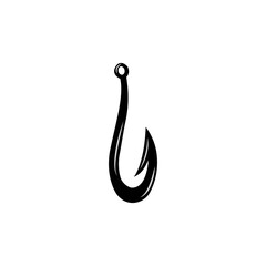 fishing rod icon logo