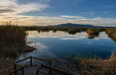 landscape mountains and water Europe