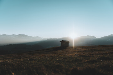 Blick in die Oberstdorfer Alpen