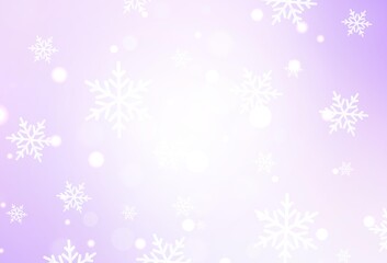 Naklejka na ściany i meble Light Purple vector backdrop in holiday style.