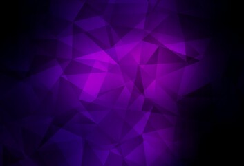Fototapeta premium Dark Purple vector abstract mosaic background.
