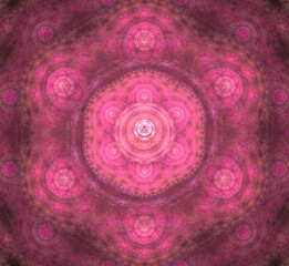 Abstract fractal pattern and shape