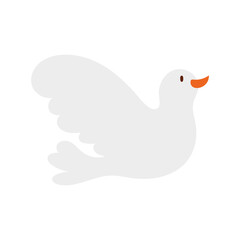 dove bird flying peace icon