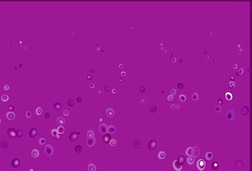 Light Purple vector template with circles.