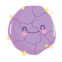 space planet solar system adventure galaxy cute cartoon