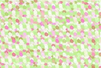 Light Pink, Green vector template with liquid shapes.