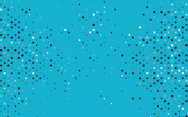 Light BLUE vector pattern with spheres. Blurred bubbles on abstract background with colorful gradient. Template for your brand book.