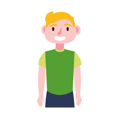 young man blond avatar character icon