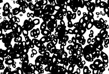 Fototapeta na wymiar Black and white vector cover with spots.