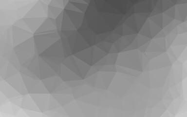 Obraz premium Light Silver, Gray vector abstract mosaic backdrop. A vague abstract illustration with gradient. Completely new design for your business.