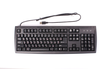 black keyboard