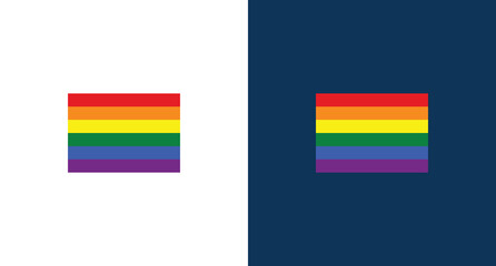 vector illustration of LGBT flag