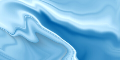  Blue flow background. Wave water Liquid shape color backdrop. Trendy Art design
