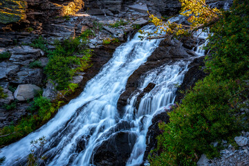 Afternoon Light on the Kings Creek Cascades, Lassen National Park, California