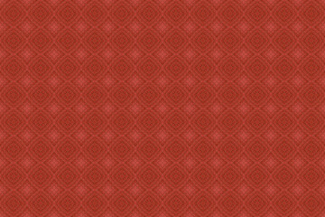 Red leather texture with stitched rhombuses