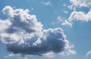 blue sky with clouds