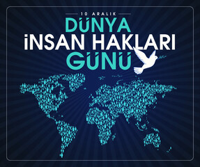 10 aralık dünya insan hakları günü Translation: 10 december international human rights day.