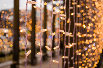 christmas tree decorations background