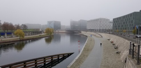 Naklejka premium bridge over the river