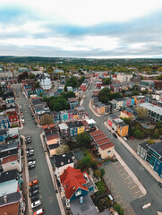 Obraz premium the city of st. johns in the summer