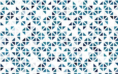Light BLUE vector seamless pattern in polygonal style. Modern abstract illustration with colorful triangles. Pattern for design of window blinds, curtains.