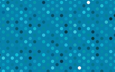 Light BLUE vector layout with circle shapes. Abstract illustration with colored bubbles in nature style. Template for your brand book.
